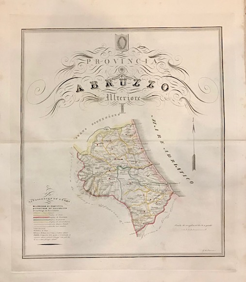 De Sanctis Gabriello Provincia di Abruzzo ulteriore I 1856 Napoli 